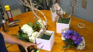 How to Make and Decorate Manzanita Branch Centerpieces [upl. by Rennold]