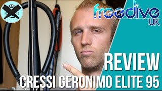 Cressi Geronimo Elite 95 speargun review  FreediveUK Videos [upl. by Chev]