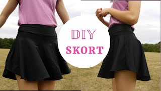 Sewing My Own Activewear DIY Workout SkortTennis Skirt [upl. by Barde]