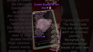 Crystal Energy🔮Herkimer Diamond 💎amp Trigonic Quartz 🌈🎶 metaphysicalmamma energyreading crystal [upl. by Marek978]