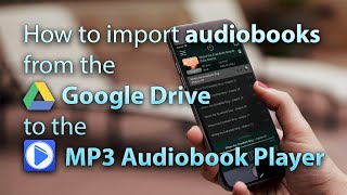 How to import audiobook from the Google Drive to the MP3 Audiobook Player [upl. by Turmel]