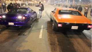 SS Shaun Chevelle vs Big Matt Camaro  1000 RACE [upl. by Eiboj]