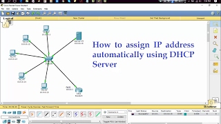 How to assign IP Address automatically using DHCP Server  Cisco Packet Tracer [upl. by Island615]