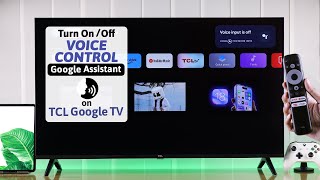 TCL Google TV How to Turn OFF or ON Voice Control Google Assistant [upl. by Raamal75]