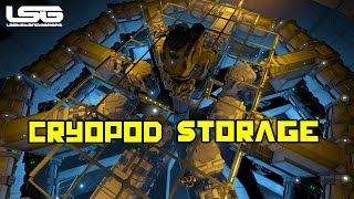 Space Engineers  Cryopod Storage Device Overly Complicated [upl. by Ahsla]