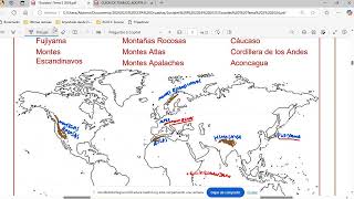 Geografía El relieve y la hidrosfera Ejercicios Sociales I Distancia ESO Adultos 2024 [upl. by Ennoitna]