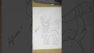 PSN Short Drawing Sylveon [upl. by Gladis916]