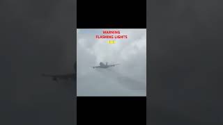 lightning strikes plane twice on takeoff takeoff [upl. by Rutherford]