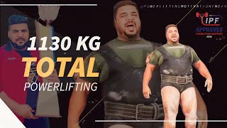 IPF POWERLIFTING 1130KG TOTAL AMANPREET SINGH  Railways [upl. by Russel]