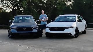 2024 Honda Accord Hybrid VS 2024 Honda Accord Turbo  What Are The MAJOR Differences [upl. by Ttelracs521]