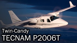 Tecnam P2006T  the lightest twinengine [upl. by Neelehtak561]