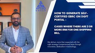 Live EBRC Generation Process on DGFT Portal  Cases Where Payment received in 2 or more Instalments [upl. by Anhoj663]