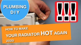 How to make your cold radiator hot again  What you need to do next [upl. by Lleon]