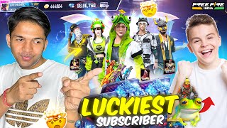 My Luckiest Subscriber In Free Fire [upl. by Rubma]