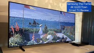 Samsung The Frame 4K QLED Tizen Smart TV Review [upl. by Eintruok]