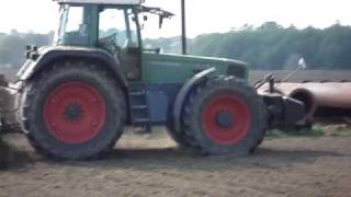 Fendt 818 Favorit met Amazone Pegasus 5 meter [upl. by Weissman160]