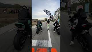 Can a Girl Really Beat the Boys in Drag Racing with a Bmw S1000RR [upl. by Tirza729]