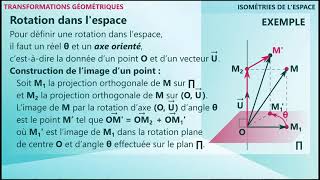 409 Transformations géométriques  Isométries de lespace [upl. by Sells860]