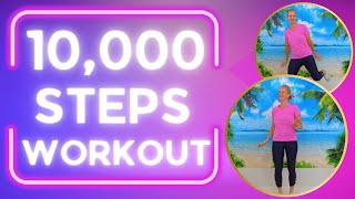 10000 Steps Walking Workout Challenge to Burn Fat and Get Fit [upl. by Marshal]