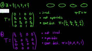 ML 185 Examples of Markov chains with various properties part 2 [upl. by Settle745]