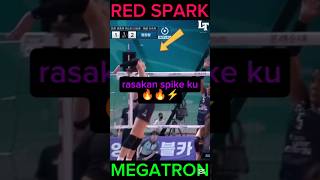 Gyselle silva pun di buat ketar ketir oleh spike vanja bukilic🔥😎megawatihangestrivolleyballshorts [upl. by Spatola]