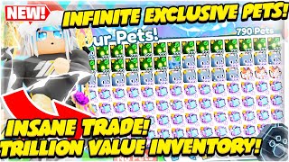 MY MOST INSANE TRADE EVER 😭 790 EXCLUSIVE INSANE TRADE 🥰 BIG WIN OR LOSE IN PET SIMULATOR X 98 [upl. by Melesa862]