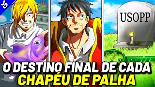 O INCRÍVEL DESTINO FINAL DE CADA MEMBRO DOS CHAPÉUS DE PALHA EM ONE PIECE [upl. by Erikson54]