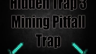 MINECRAFT  MINING PITFALL TRAP  How to build [upl. by Ayalat153]