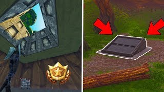 WORKING How To Get Into SECRET BUNKER at WAILING WOODS Fortnite Bunker Revealed [upl. by Vikki]