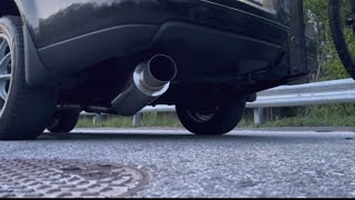 2006 Subaru Outback xt custom 3in catback exhaust before and after install [upl. by Eerat]