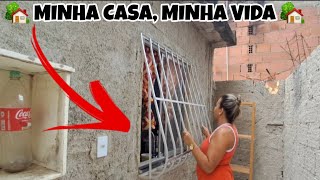 COMPREI GRADES PARA AS JANELAS  ESTAMOS PROTEGIDOS vlog casanova vidanova reforma [upl. by Moyers]