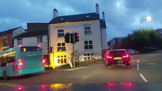 dashcam hinckley to Burbage October 23rd 2024 roadworks on bond street [upl. by Haelem57]