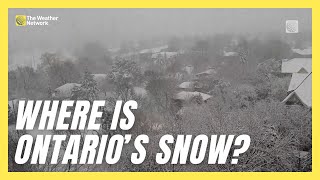 Where Is All the Snow This Season in Ontario [upl. by Fredenburg]