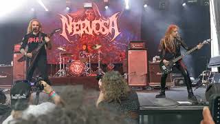 Nervosa  Perpetual Chaos amp Kings of Domination LIVE Huginns Awakening Fest Belgium 20230520 [upl. by Ayenet]