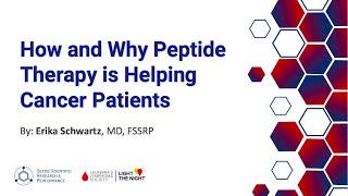 How and Why Peptide Therapy Is Helping Cancer Patients  Erika Schwartz MD [upl. by Merdith]