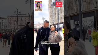 193 tall giant Serbian and his wife Alateng modern street fashion fashion streetfashion ootd [upl. by Ahseenal]