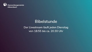 Livestream der Mennonitengemeinde Allmersbach [upl. by Naval]