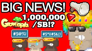 BIG NEWS in Growtopia People are BIG MAD [upl. by Warwick932]