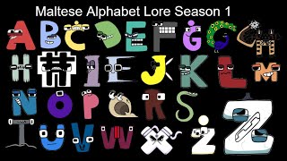 Maltese Alphabet Lore Season 1  The Fully Completed Series  NJsaurus [upl. by Ayamat]