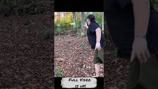 Clutch Birdie Putt During Latestest Video shorts discgolfislife discgolf [upl. by Latvina]