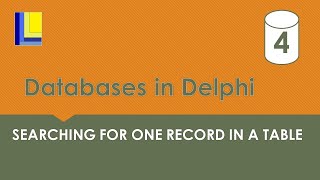 Databases in Delphi  Searching for one record in a table [upl. by Aneda]