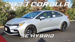 2023 Toyota Corolla Hybrid SE Overview [upl. by Adanama610]