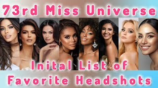 Miss Universe 2024 Initial List of Favorite Headshots [upl. by Inobe616]