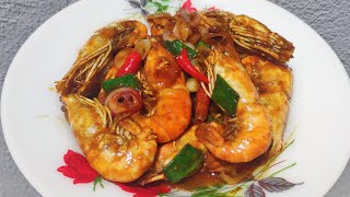 Resepi udang masak sos mudah dan sedap tak guna banyak bahan [upl. by Martainn]