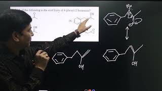 Which of the following is the enol form of 4 phenyl 2 butanone [upl. by Siram964]