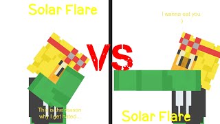 Solar Flare VS Solar Flare Vore fetish [upl. by Hebbe]