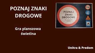 Poznaj znaki drogowe  Gra planszowa świetlna z PRL [upl. by Bedad397]