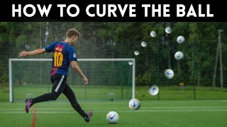 How to Curve the Ball  Shoot like MESSI [upl. by Ilera371]