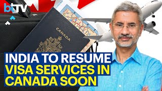 Jaishankar Hopes India Can Resume Visa Operations In Canada ‘Very Soon’ [upl. by Nepsa899]