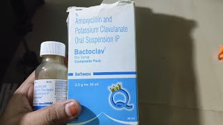 Bactoclav Dry Syrup  Amoxicillin and Potassium Clavulanate Oral  USES DOSES PRICE amp REVIEW [upl. by Nnaik]